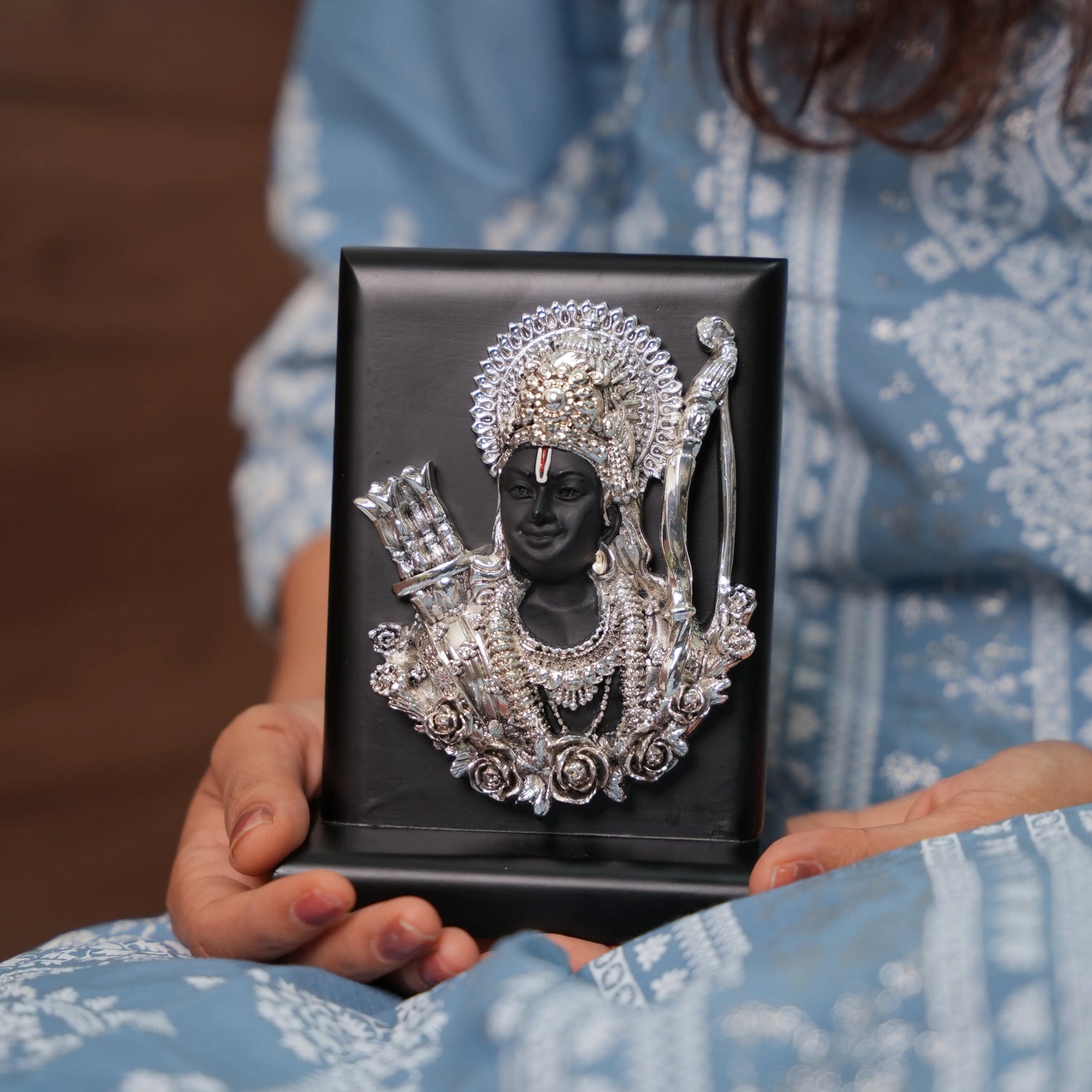 Silver Plated Ram Ji Frame