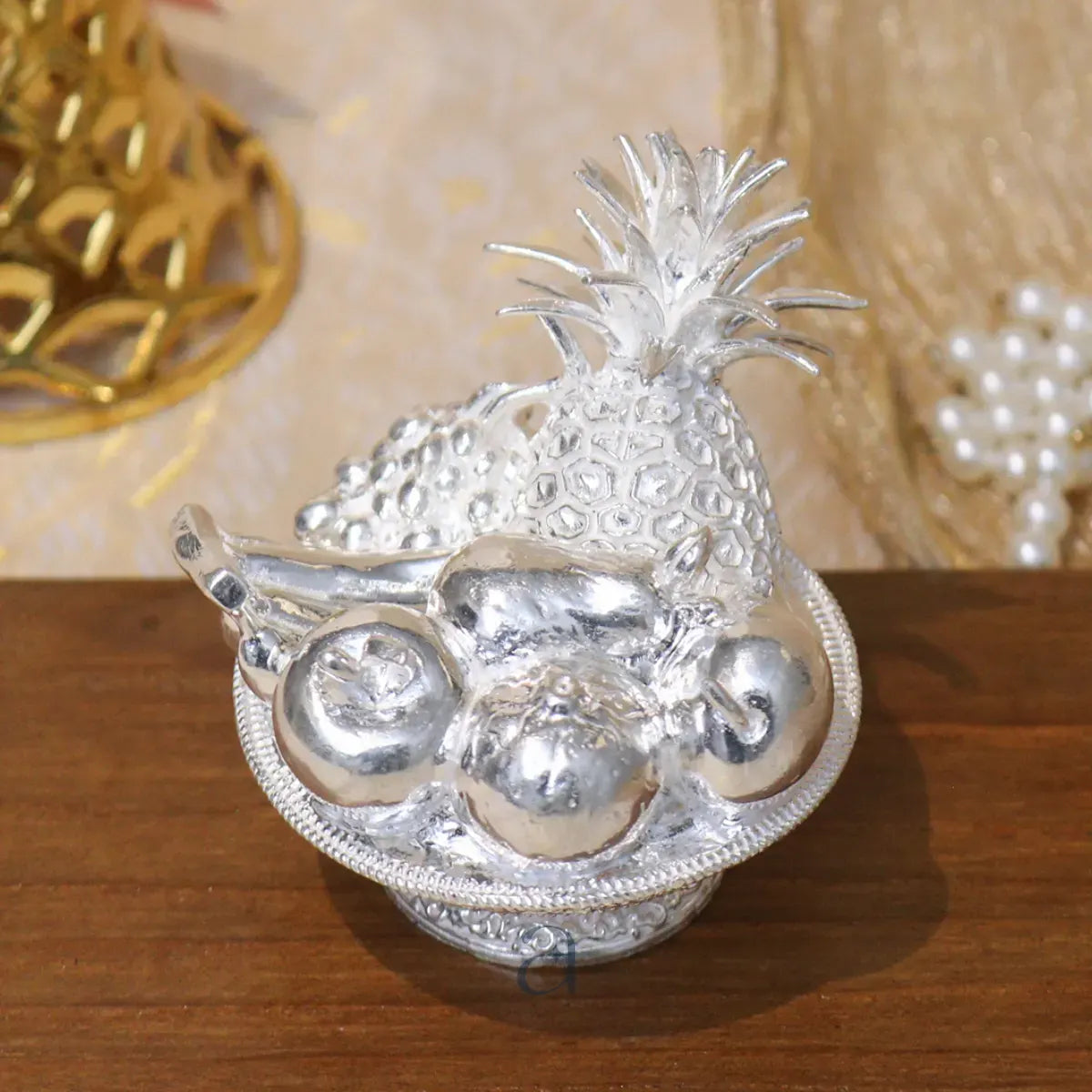 Silver Fruit Basket