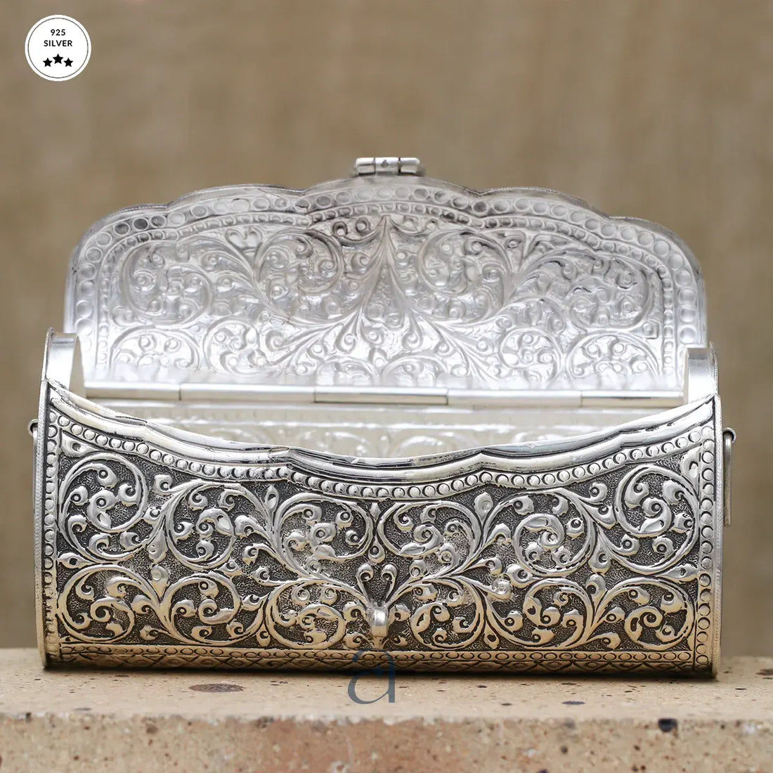 Gorgeous Antique Silver Purse