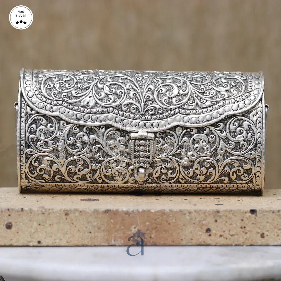 Gorgeous Antique Silver Purse