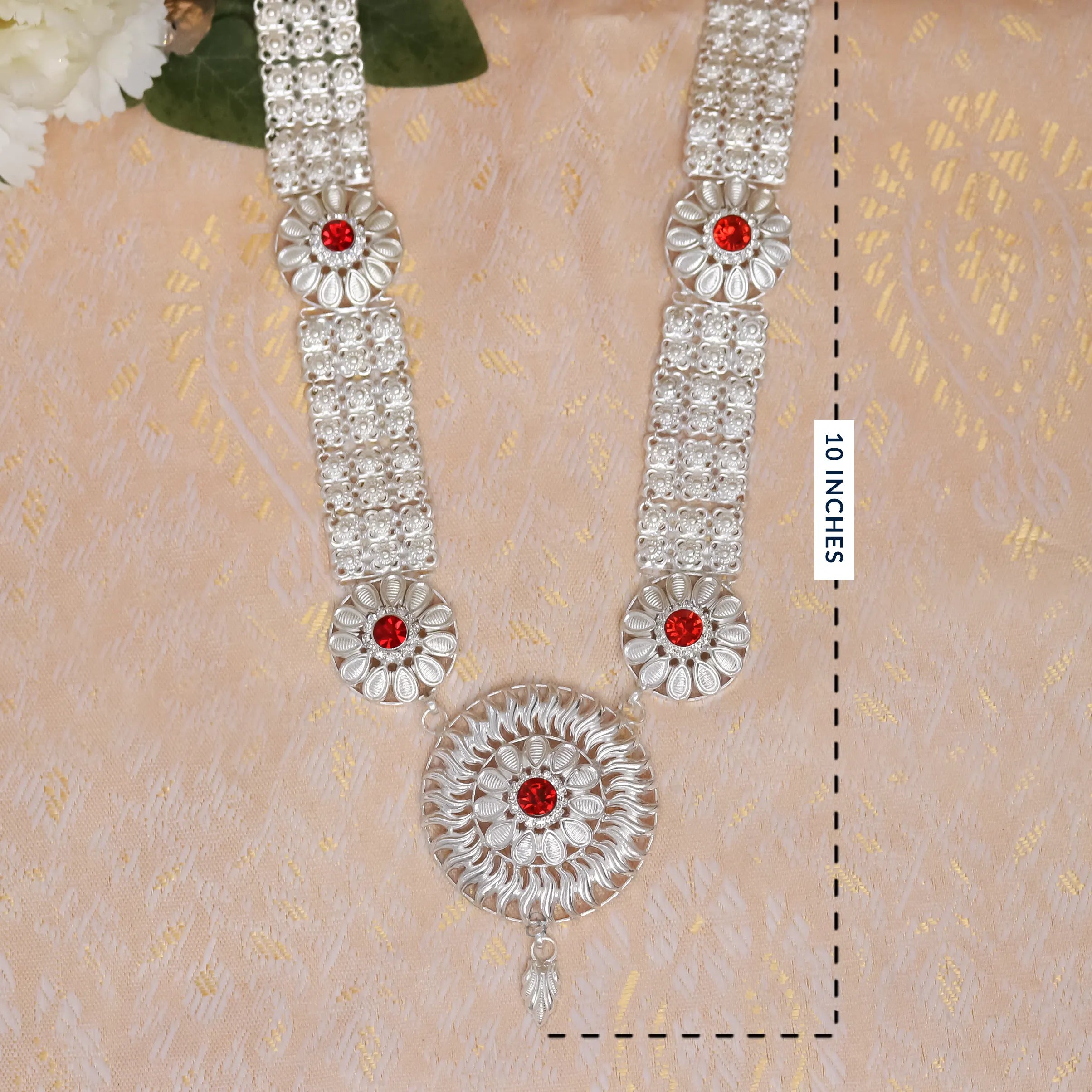 Silver Flower Haar