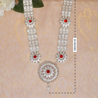 Silver Flower Haar