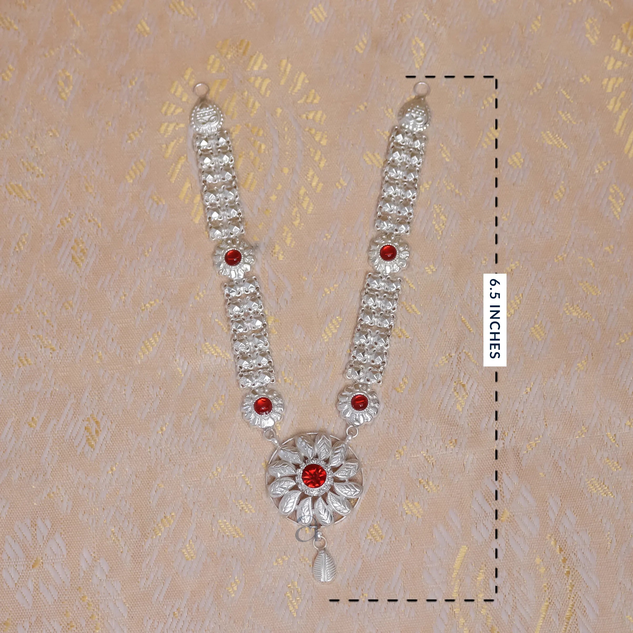 Silver Haar for Ganpati Bappa