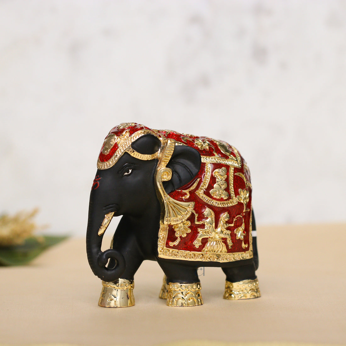 Black &amp; Golden Gajanth Lakshmi