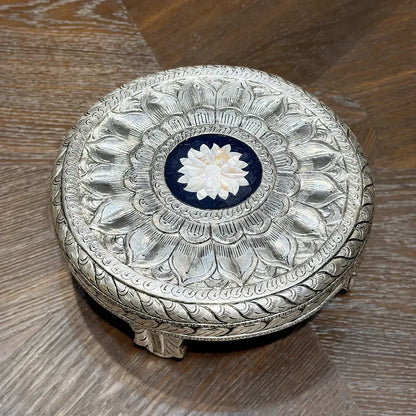 Designer Silver Chowki