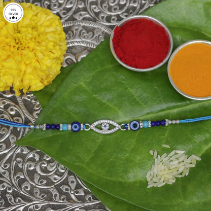 925 Evil Eye Silver Rakhi