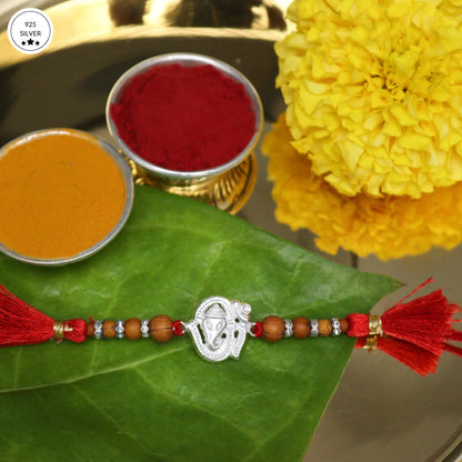 925 Ganesh Silver Rakhi