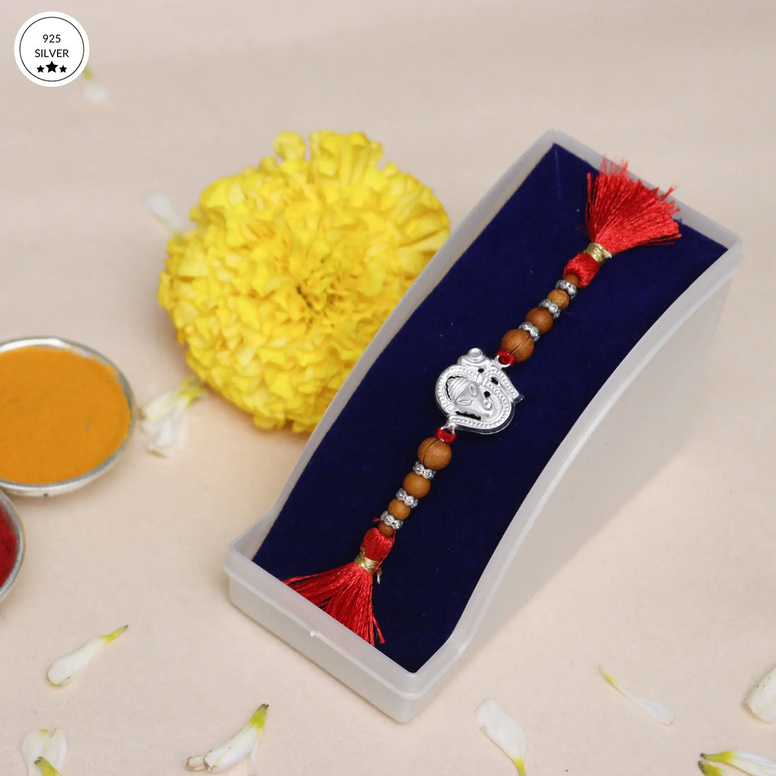 925 Ganesh Silver Rakhi