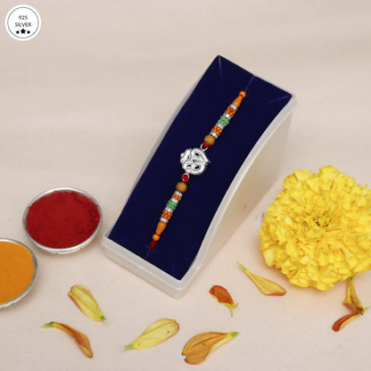 925 Om Silver Rakhi
