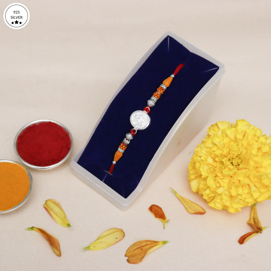925 Traditional Om Rakhi