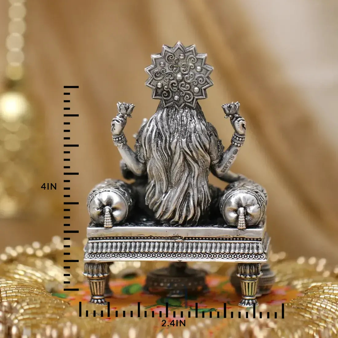 925 Silver Lakshmi With Divine Kalash