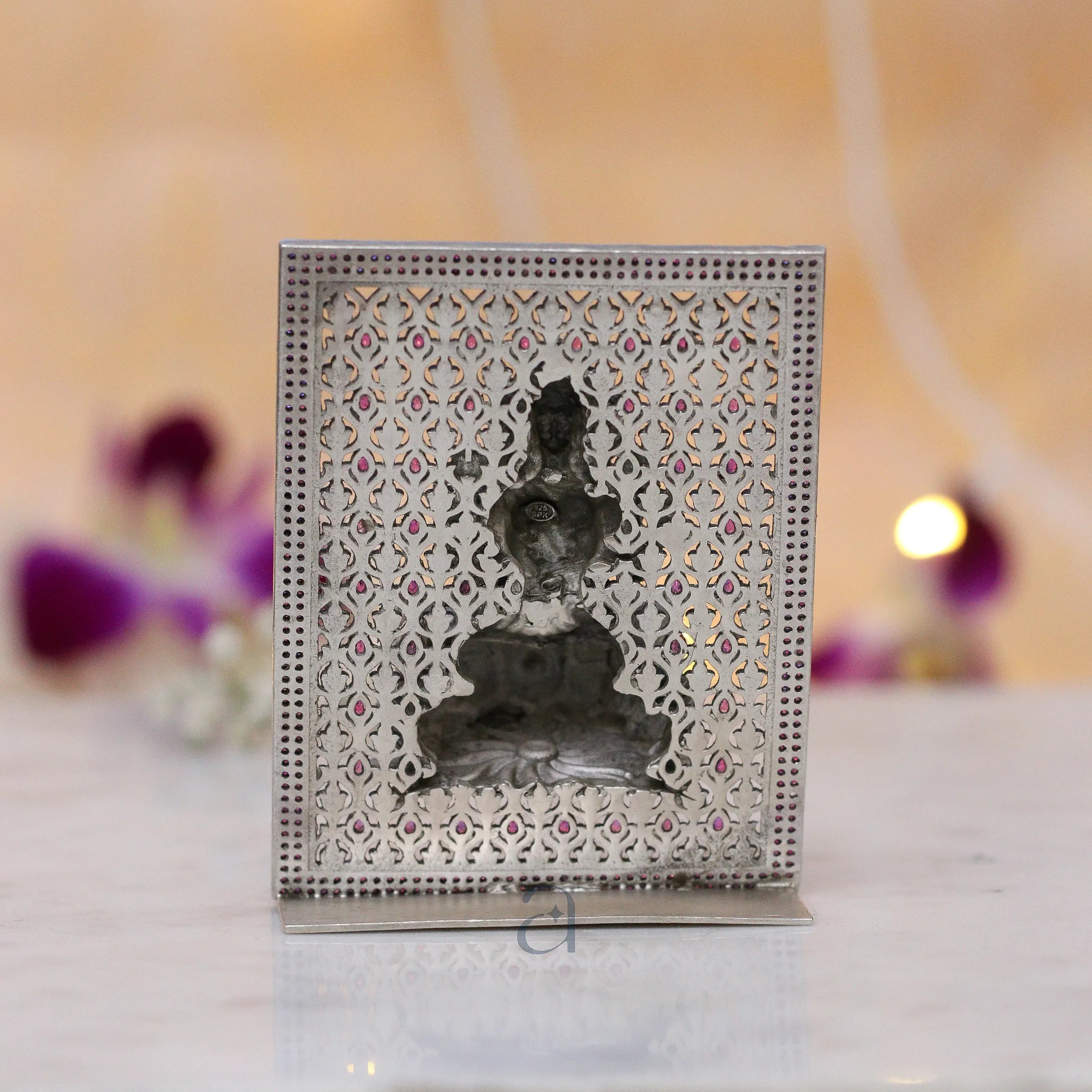 Silver Lakshmi Idol Frame