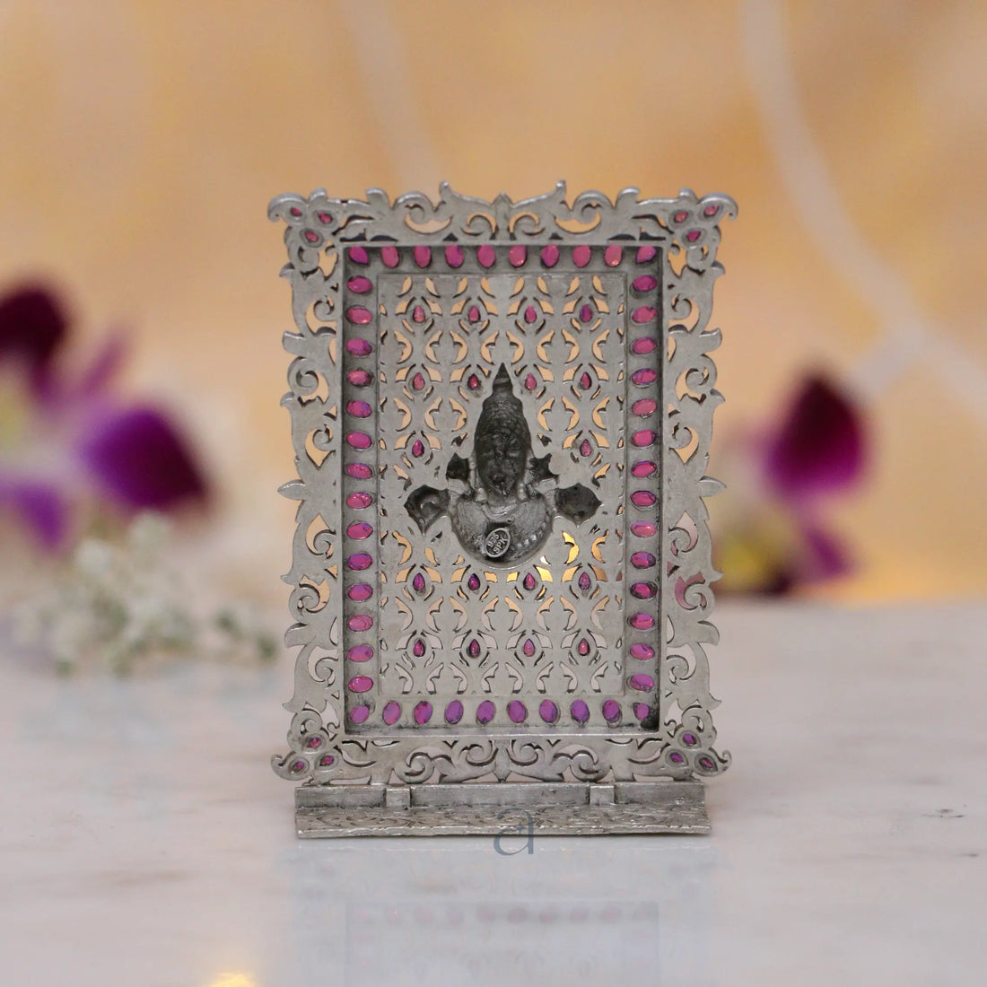 Silver Balaji Idol Frame