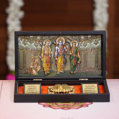 Gold Plated Ram Darbar Pocket Temple
