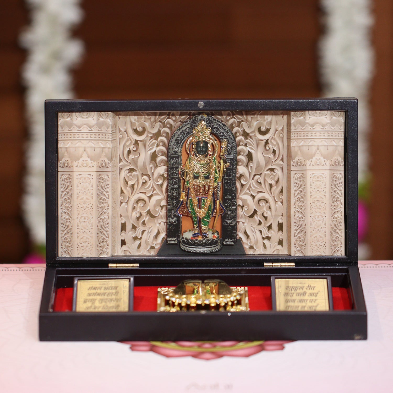 Gold Plated Ram Lalla Pocket Temple