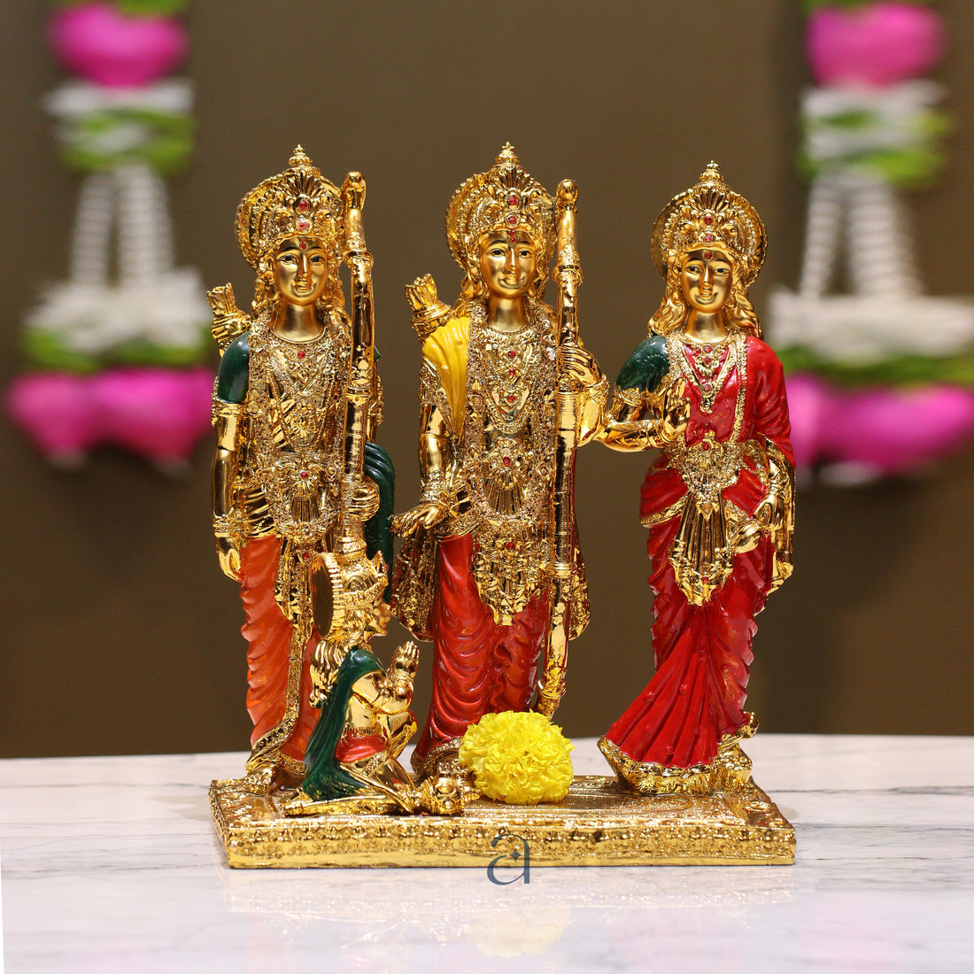 Divine Ram Darbar Idol 
Lord Ram, Sita, Lakshman &amp; Hanumanji