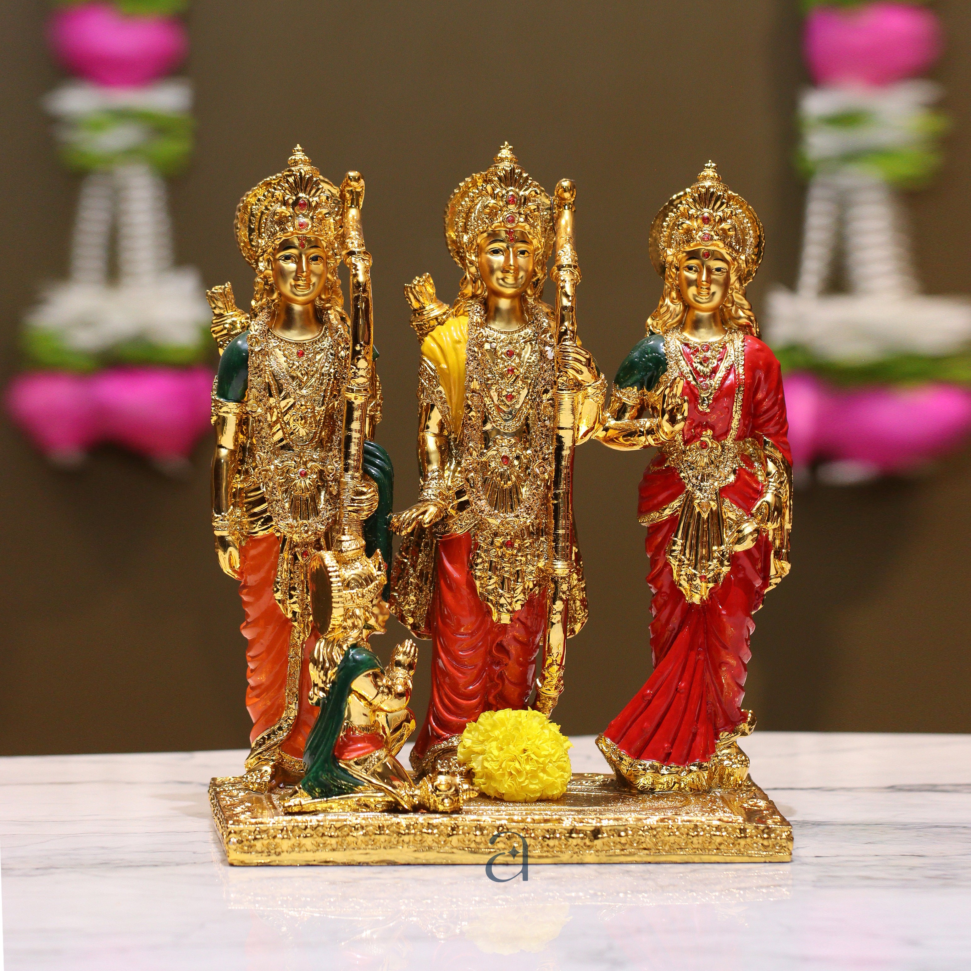 Divine Ram Darbar Idol 
Lord Ram, Sita, Lakshman &amp; Hanumanji