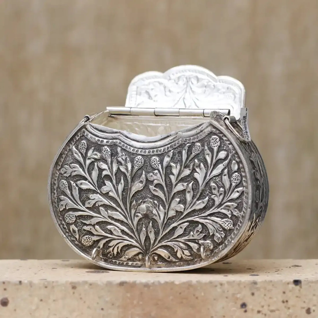 Timeless Antique Silver Purse