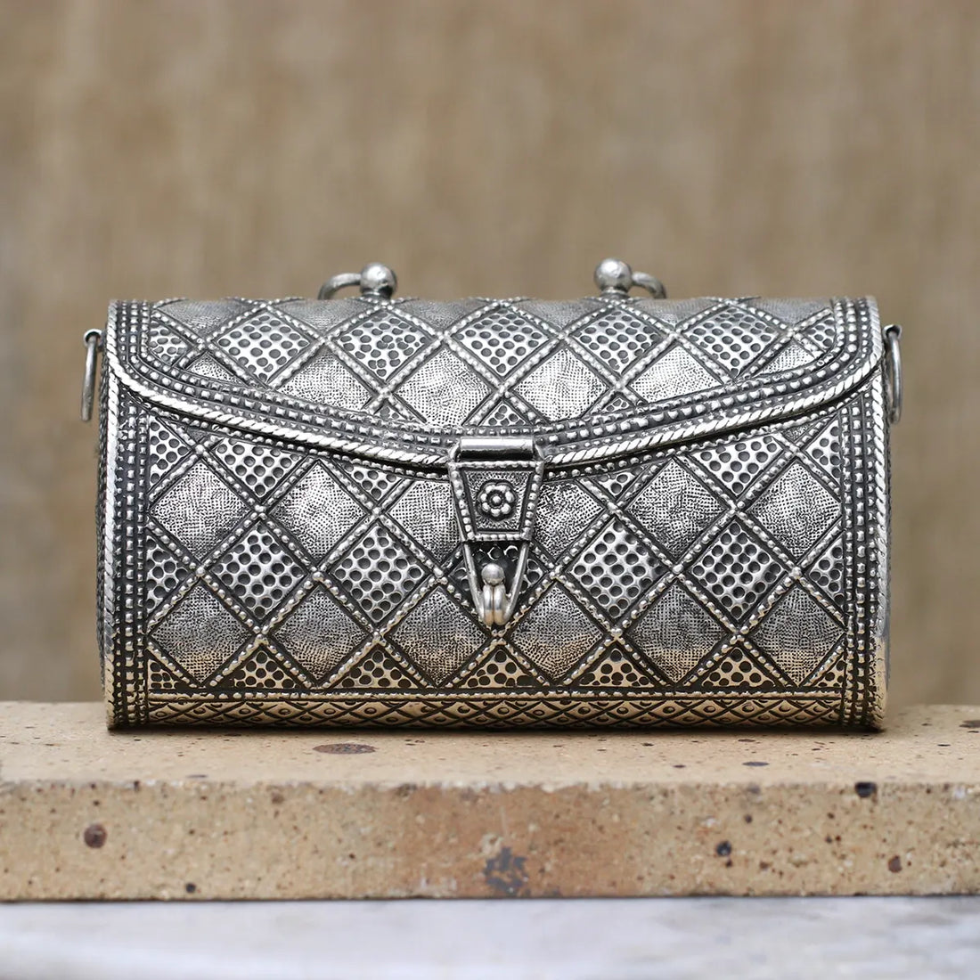 Heritage Collection Antique Silver Purse