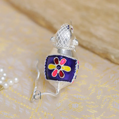 Blue Silver Divine Mushakraj