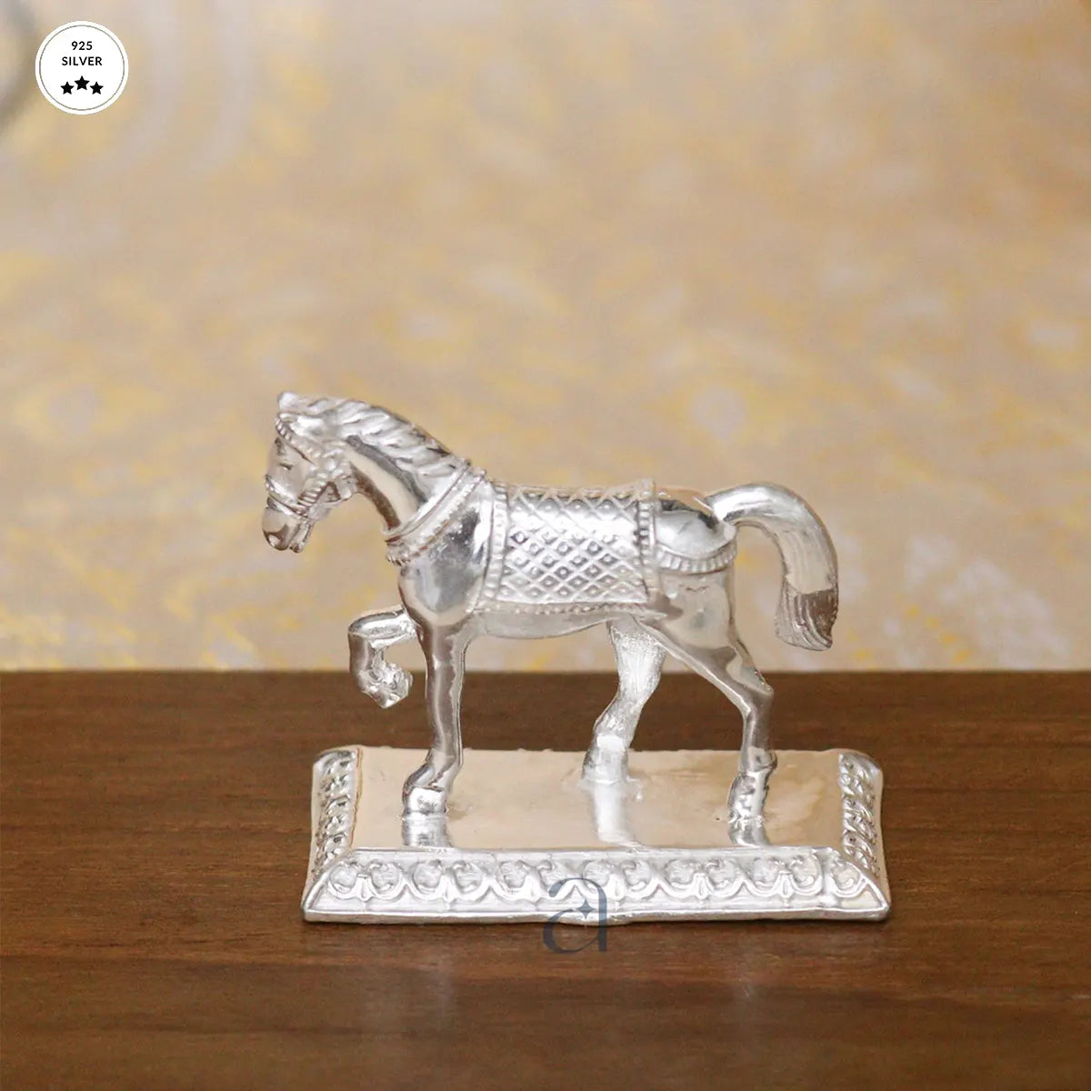 Elegant 925 Silver Horse