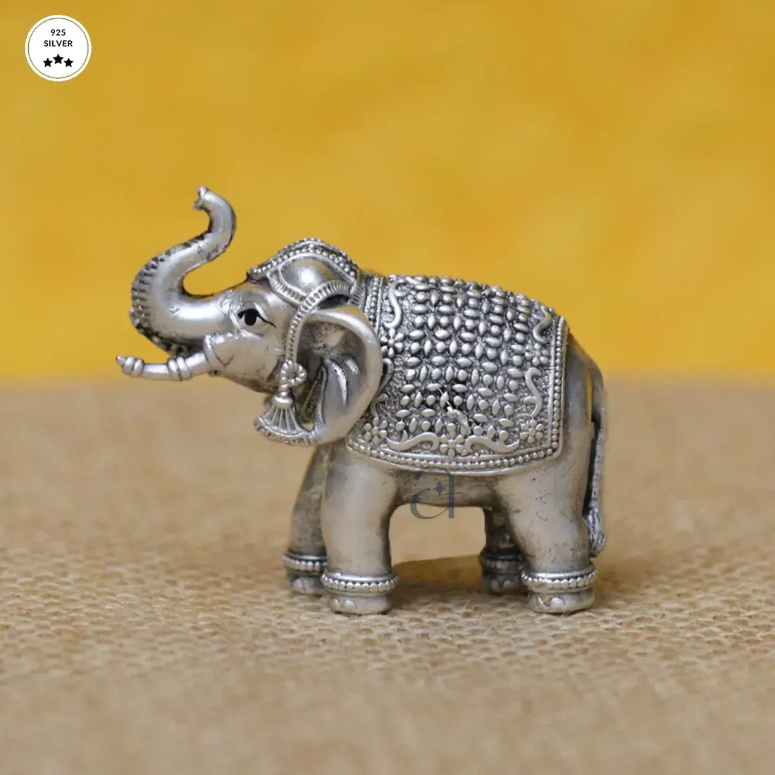 Exquisite 925 Silver Antique Elephant