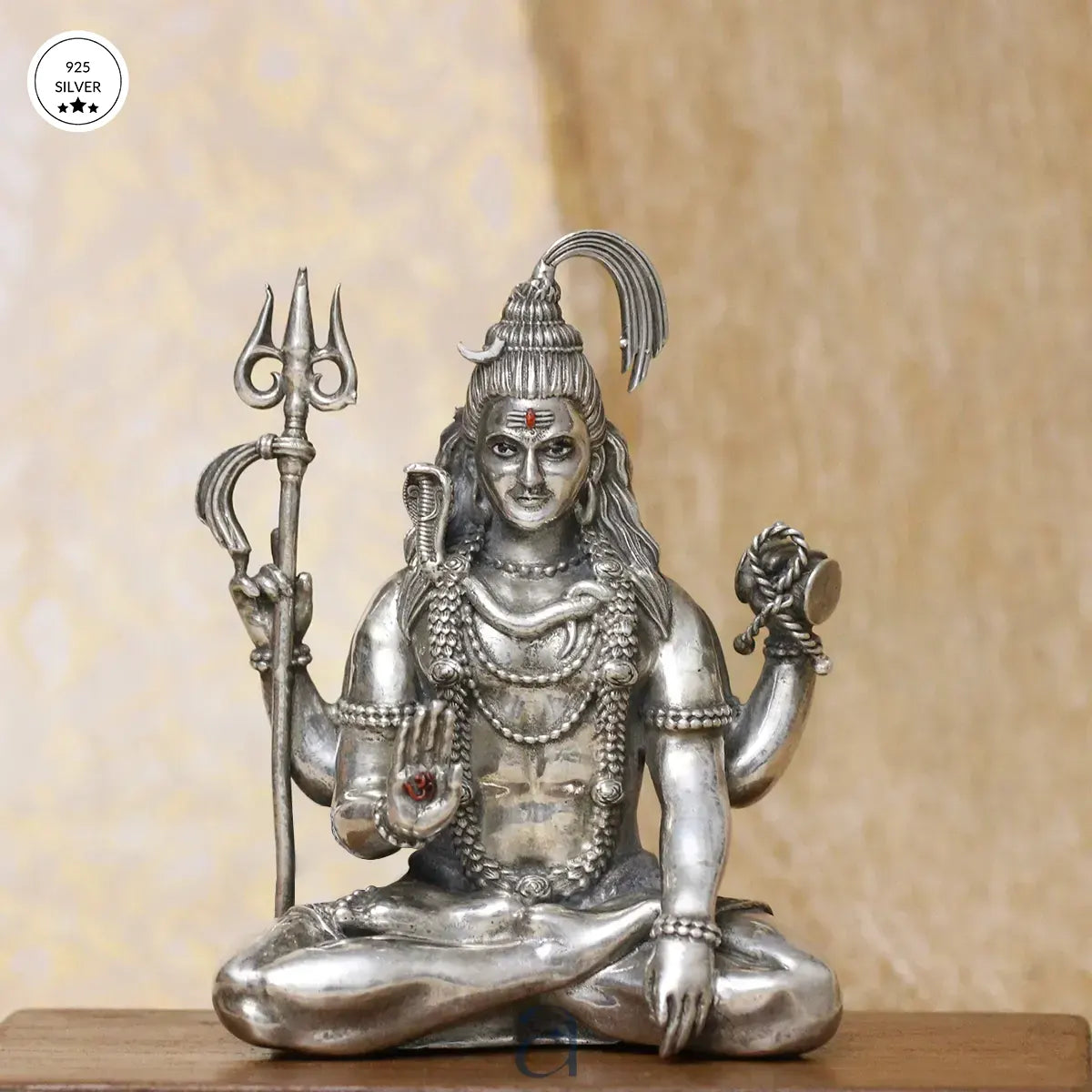 925 Antique Silver Lord Shiva