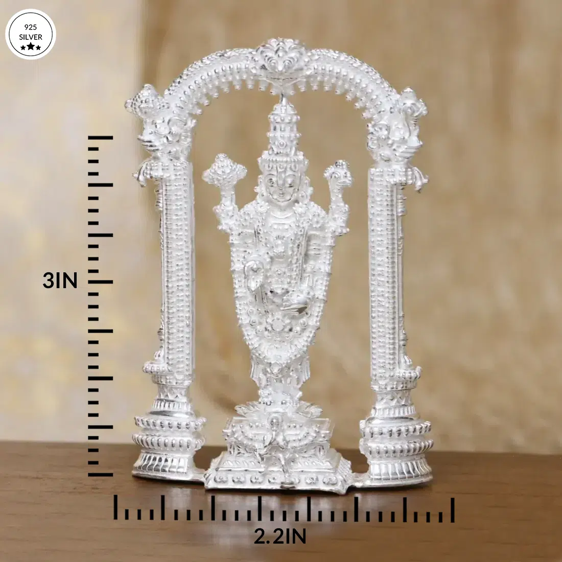 925 Solid Silver Balaji