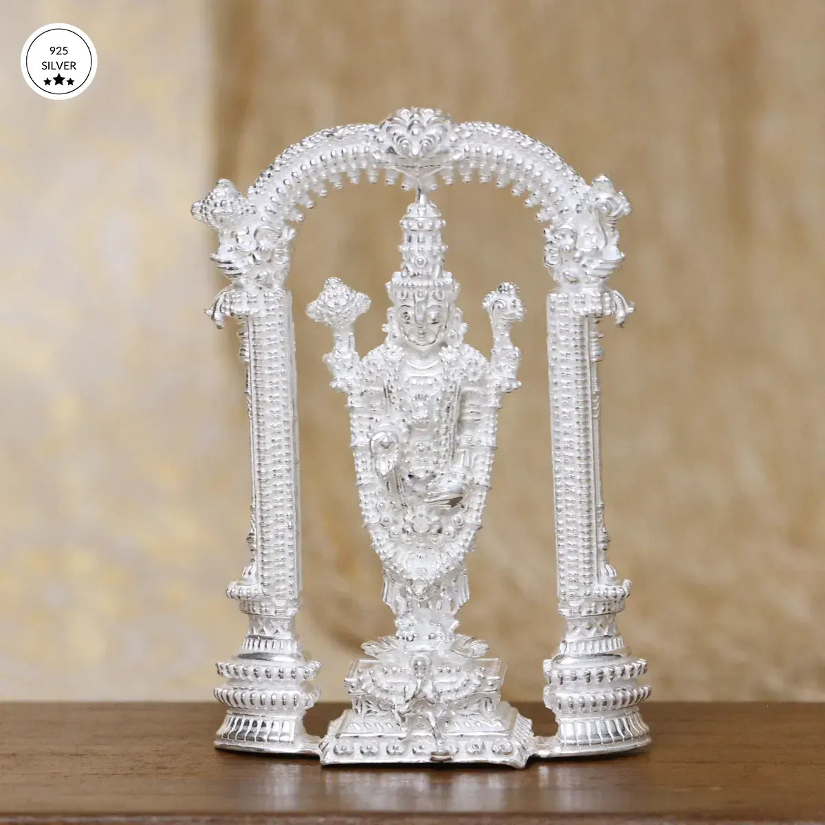 925 Silver Solid Balaji Idol