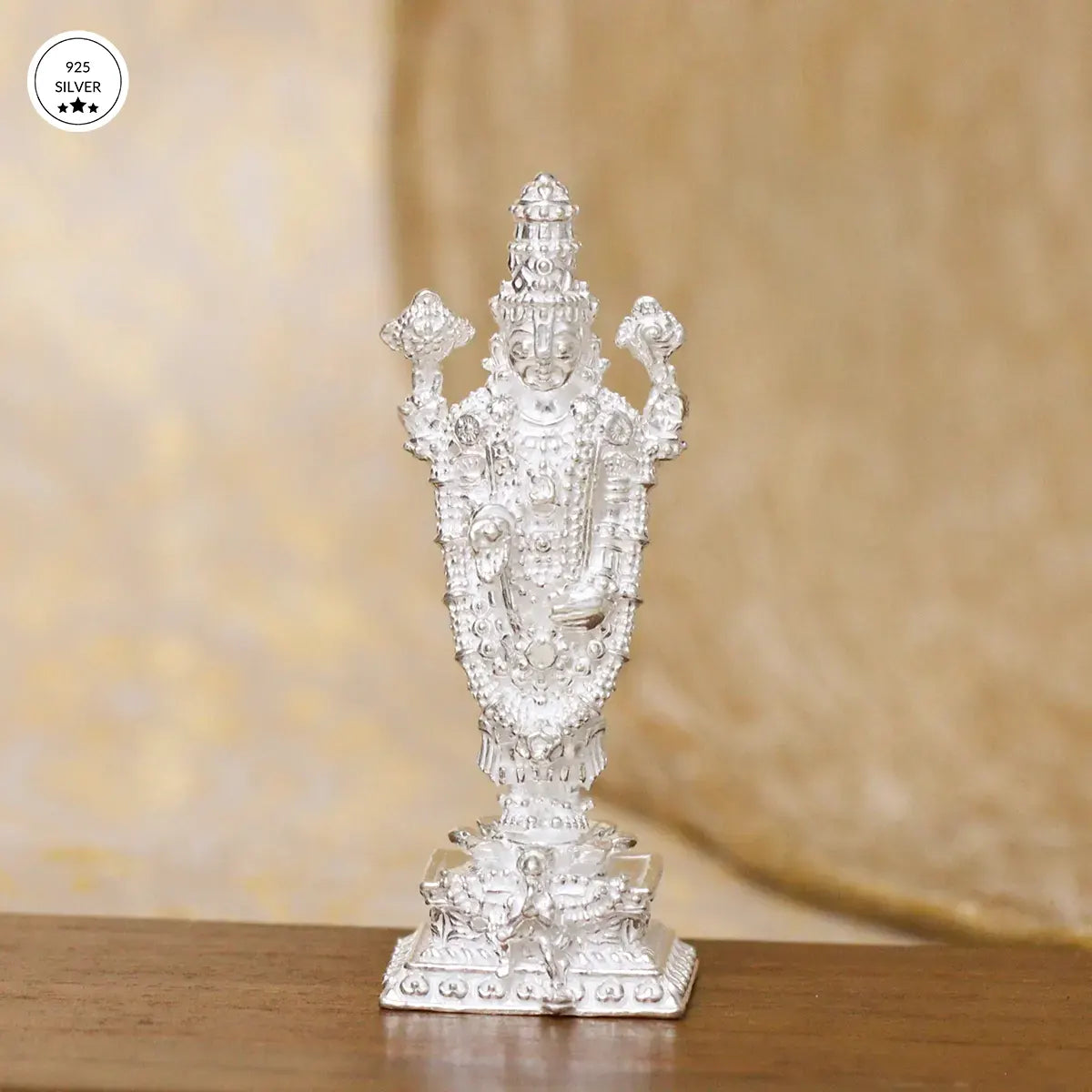 925 Solid Silver Tirupati Balaji