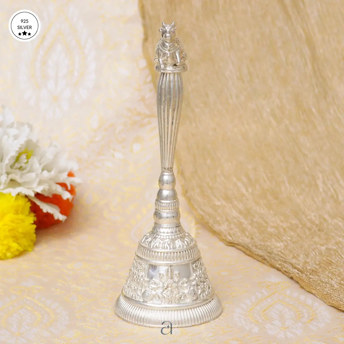 925 Silver Nandi Ghanti (Bell)