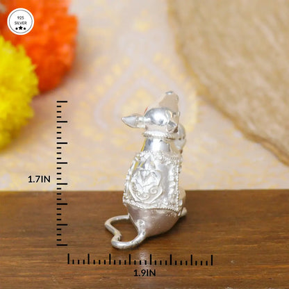 925 Solid Silver Mushakraj