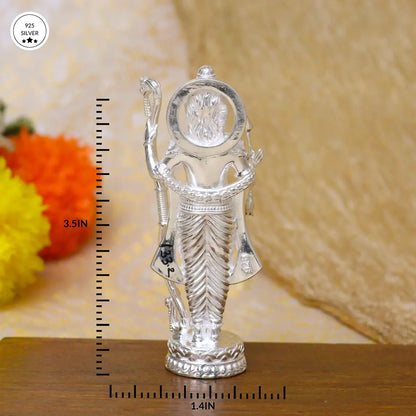 925 Solid Silver Ram Lalla Idol