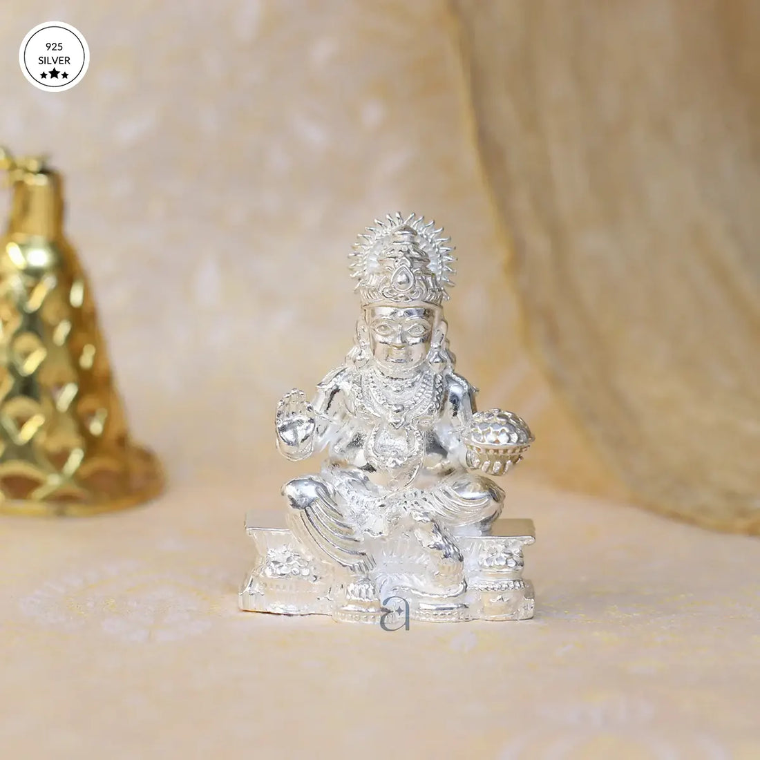 925 Solid Silver Kuber Idol