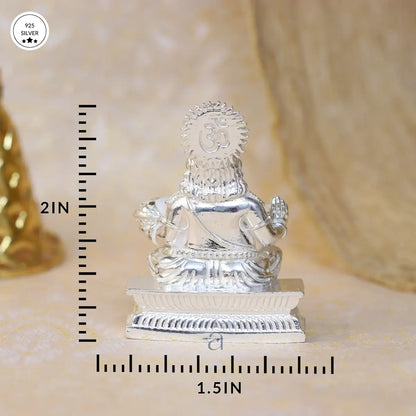 925 Solid Silver Kuber Idol