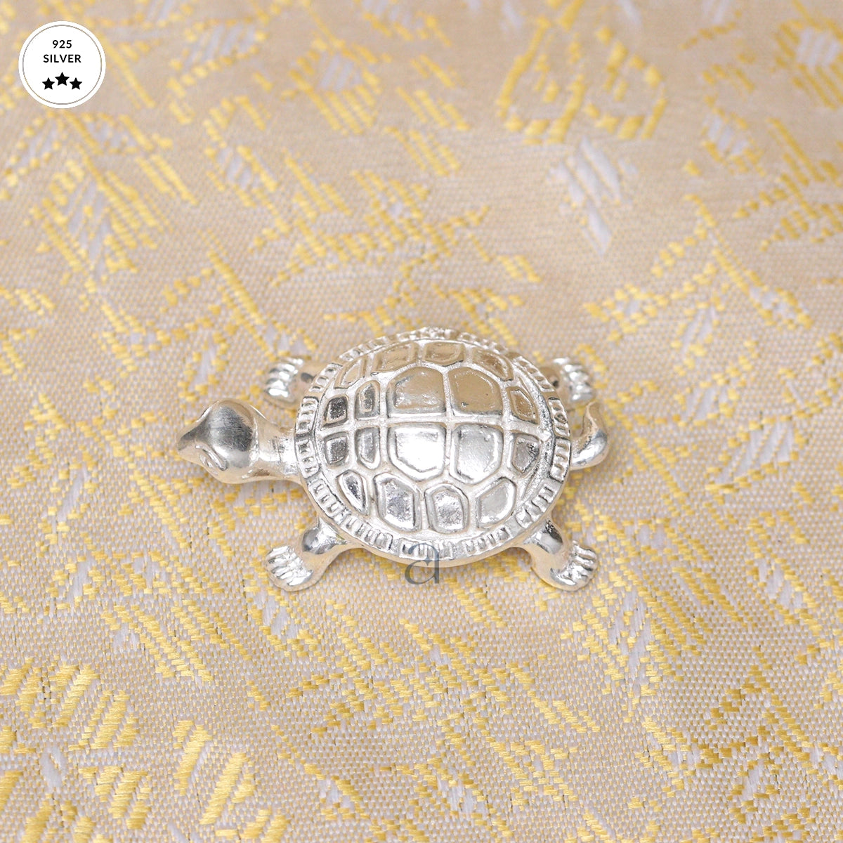 925 Solid Silver Tortoise Idol