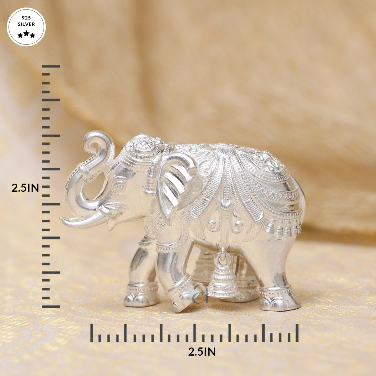 Exquisite 925 Silver Elephant