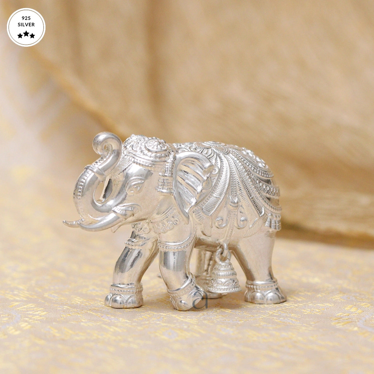 Exquisite 925 Silver Elephant