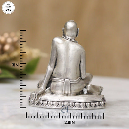 Antique Silver Swami Samarth Idol