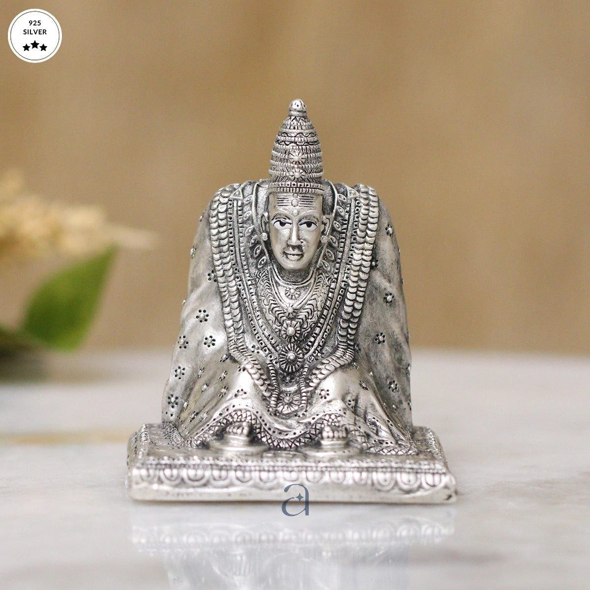 Antique Silver Tulja Bhavani Idol