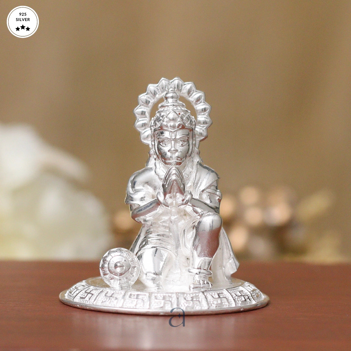 Silver Hanumanji Idol for Auspicious Beginnings