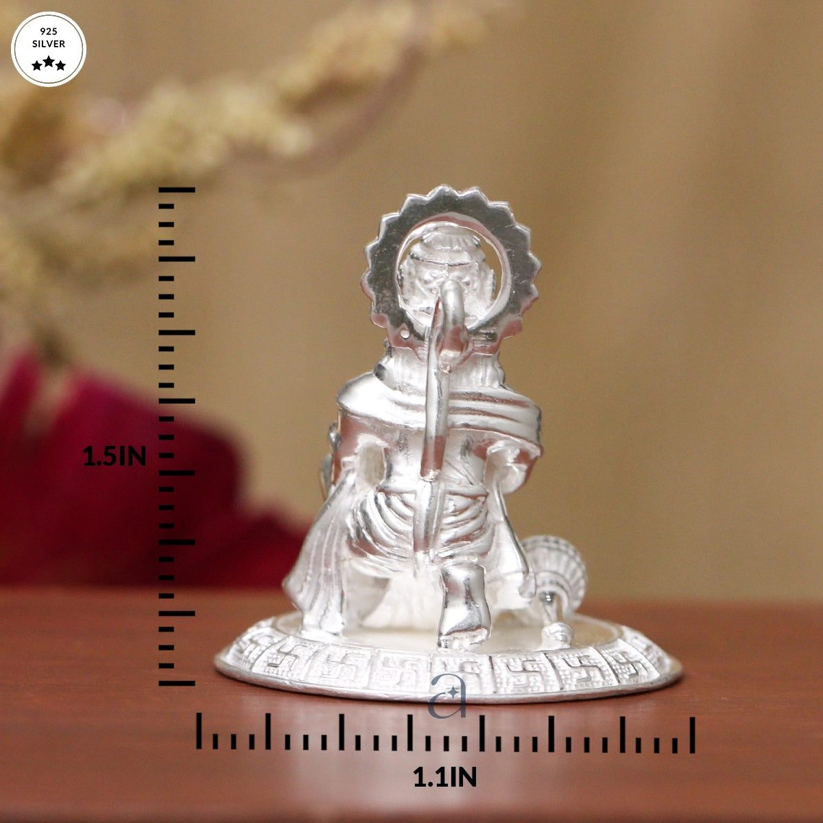 Silver Hanumanji Idol for Auspicious Beginnings