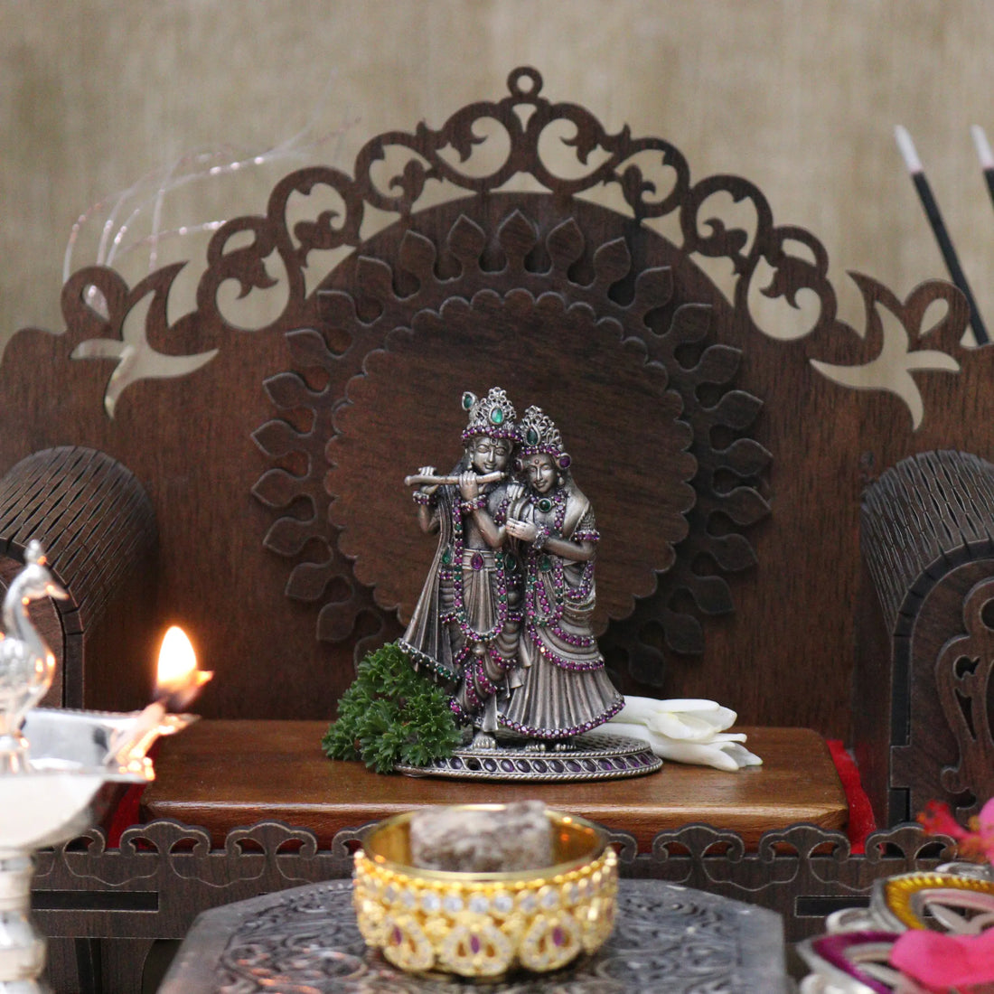 Radha Krishna Idol for Home Worship