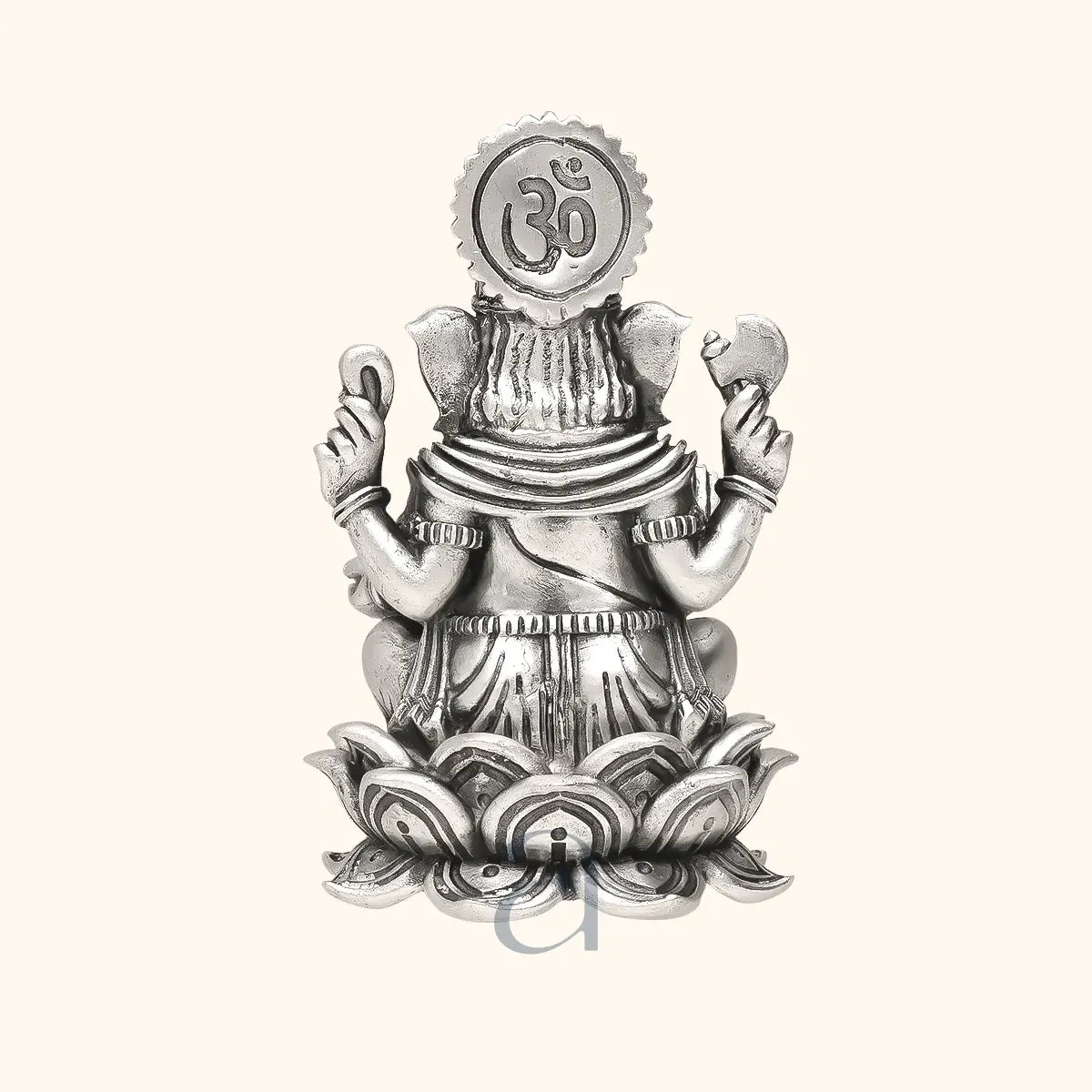 925 Antique Silver Ganeshji Idol