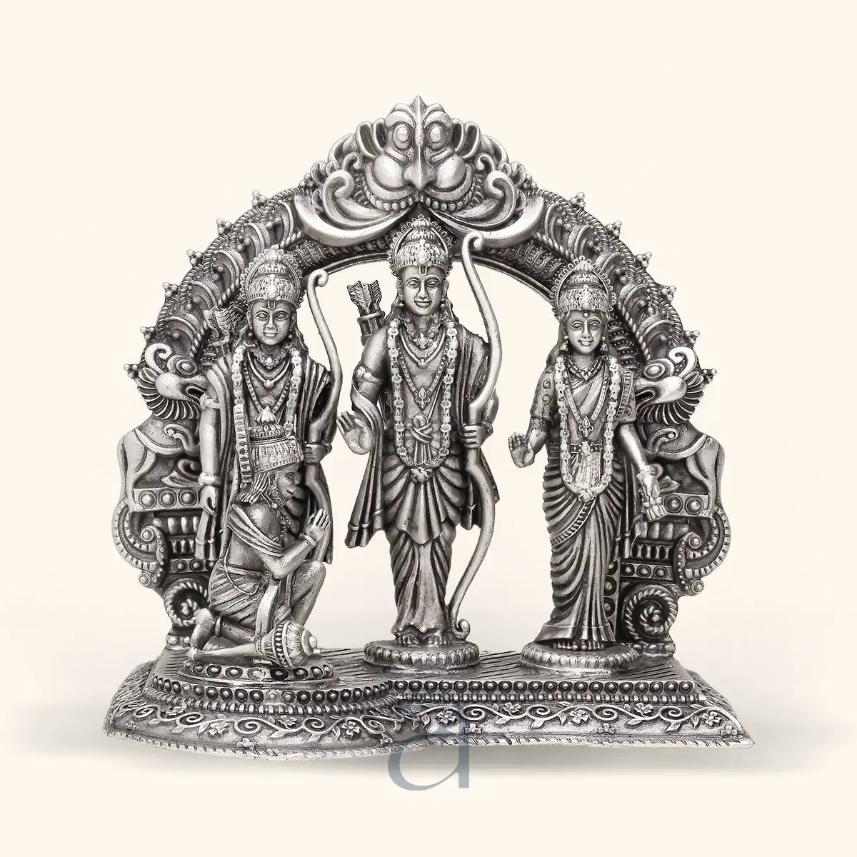 925 Ram Darbar Antique Silver Idol