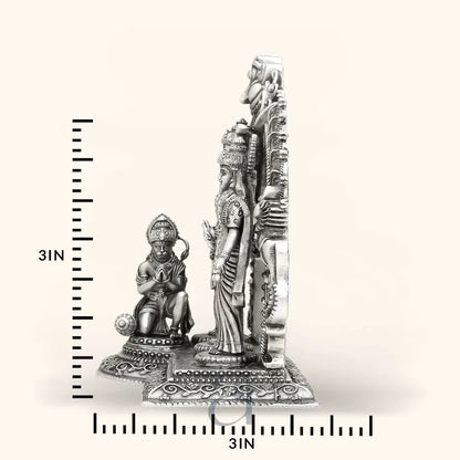 925 Ram Darbar Antique Silver Idol