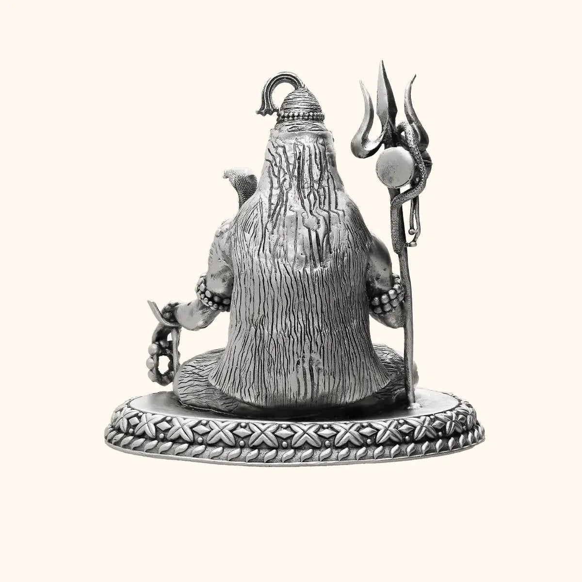 Shiva Antique Silver Idol