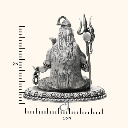 Shiva Antique Silver Idol