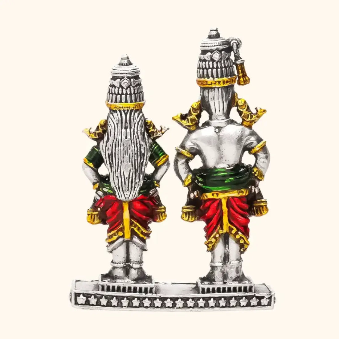 925 Antique Silver Vitthal Rukmini Idol