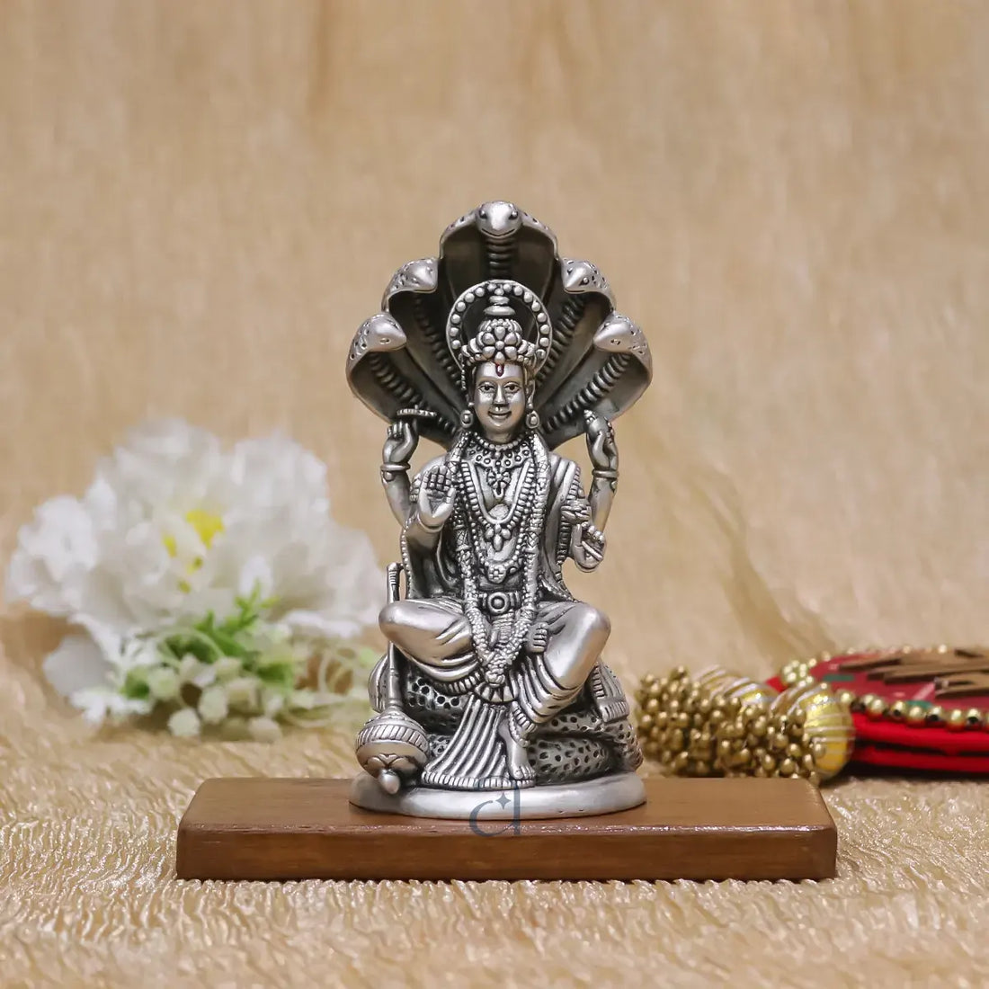 925 Antique Siliver Lord Vishnu Idol